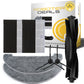 Zubehör Set, Ersatzteile für Horniture Q6, Q6 Pro (2x Seitenbürste, 1x Hauptbürste, 2x Filter, 2x Pad)