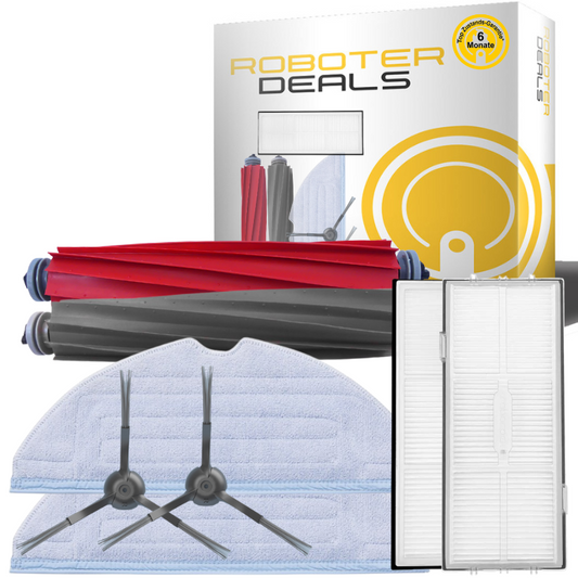 Zubehör Set für Roborock S8 Pro Ultra – Filter Bürsten Wischpads (8 Teile)