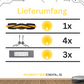 Zubehör Set, Ersatzteile Kit für Ecovacs Deebot OZMO 950, 920 (passend zu DX5G-KTA) 4x Seitenbürste, 3x Filter, 1x Haupt