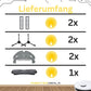 Zubehör Set, Ersatzteile Kit für Dreame D10S Plus (1x Hauptbürste, 2x Filter, 2x Pad, 2x Seitenbürste)