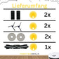 Zubehör Set, Ersatzteile für Ecovacs Deebot X2 OMNI (1x Hauptbürste, 2x Seitenbürste, 2x Pad, 2x Filter)