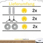 Zubehör Set, Ersatzteile für Dreame L20 Ultra (2x Filter, 2x Seitenbürste, 2x Pad)