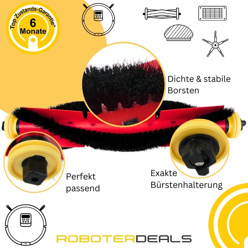 Hauptbürste, Kombibürste, Ersatzbürste für Roborock S5, S5 MAX, S6, S6 Pure, S6 MAX