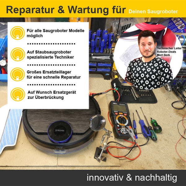 Reparatur-Check für Dreame Staubsaugerroboter